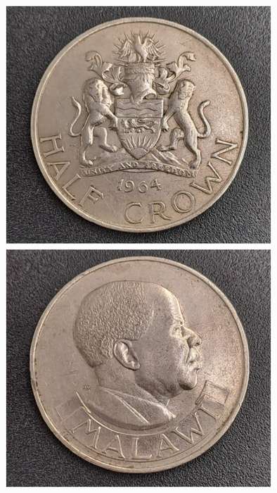 1964 Malawi  ½ Crown