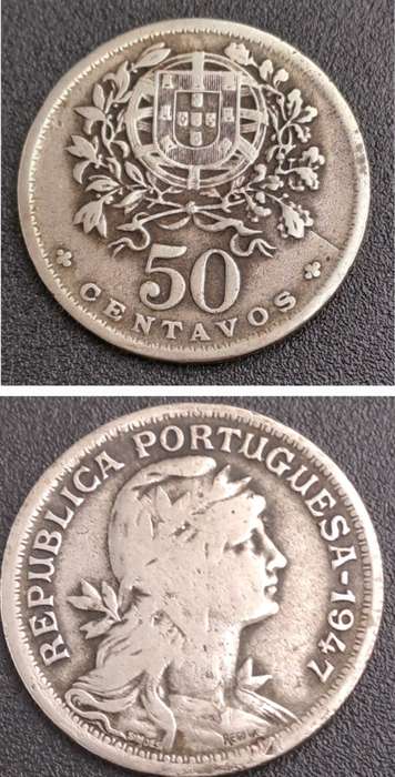 1947  Portugal  50 Centavos