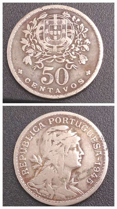 1945  Portugal 50 Centavos