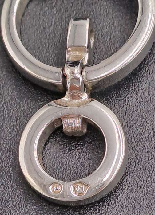 Swarovski Crystal Pendant with 80cm Sterling silver Chain