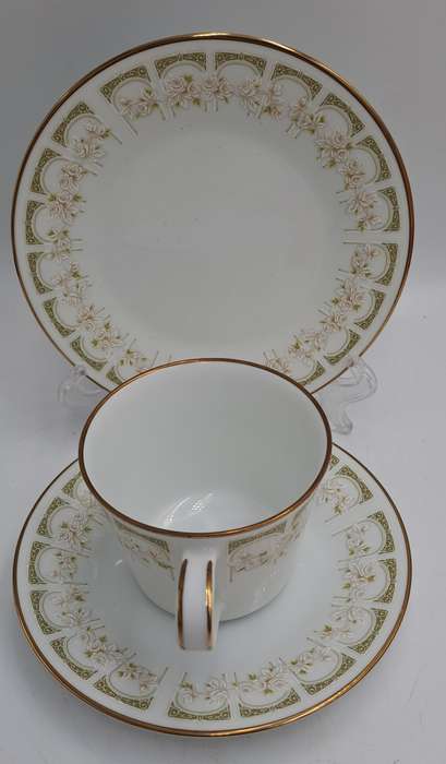 18pc Vintage 1970's Noritake  2301 SONIA (6 Tea Trio's)Gold Trim - Unused ..still in Box -Japan