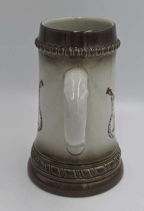Vintage Original King Brand Beer Stein Austria Handmade And Hand painted