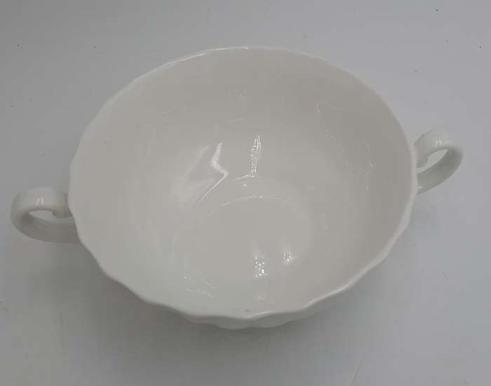Vintage Aynsley White Swirl Design Soup Cup Bone China England (12 Available)