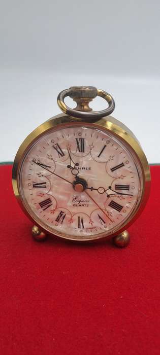 Vintage Wehrle Esquire Quartz alarm Clock -Germany -NOT WORKING