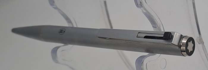 Vintage 1977 MONT BLANC BALLPIX N° 7825 BALLPOINT PEN-GERMANY, STEEL