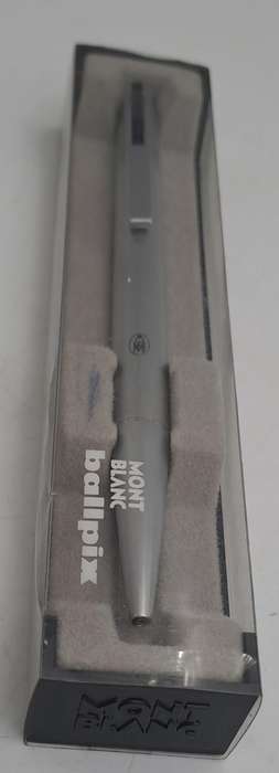 Vintage 1977 MONT BLANC BALLPIX N° 7825 BALLPOINT PEN-GERMANY, STEEL