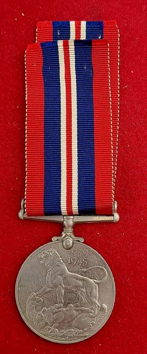 WW2 -1939-45 MEDAL Full Size with Ribbon  -Unnamed