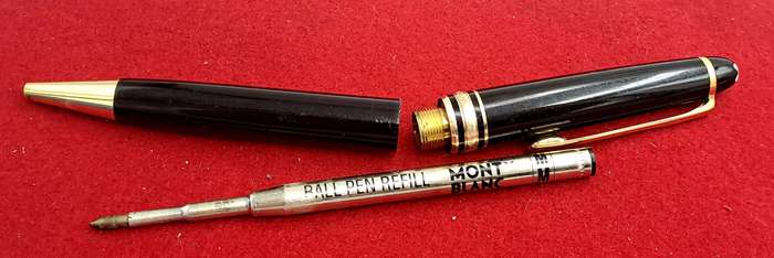 Pre-Owned Montblanc Meisterstück Gold-Coated Ballpoint Pen-SN GG1972999 -Ink is Dry -No Box