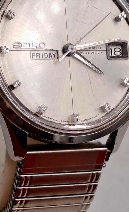 Vintage 1960's Seiko Sea Lion Self-Winding Diashock Watch working-26 Jewels