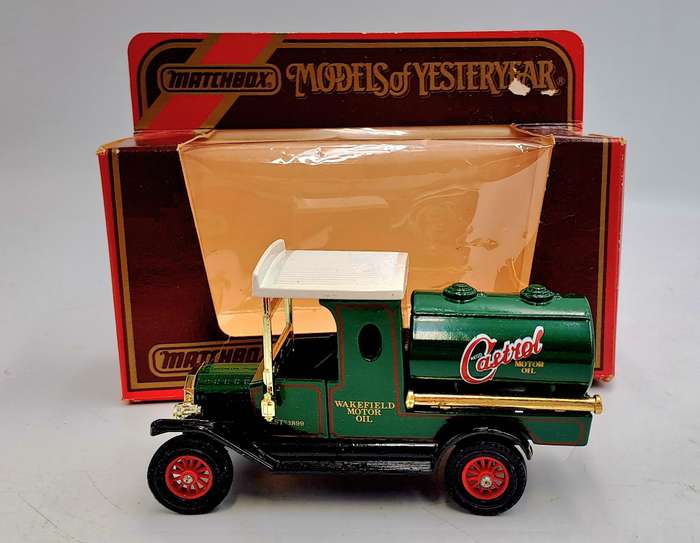 1978 Matchbox Y-3 Models of Yesteryear 1912 Ford Model T Castrol Tanker- Lesney Products