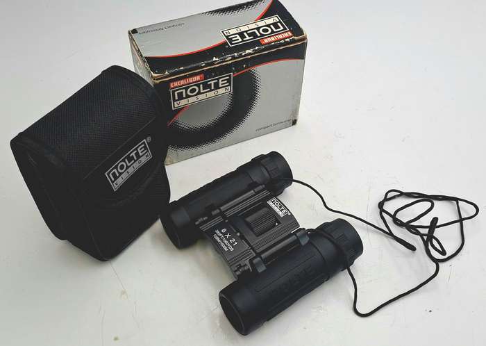 Nolte Precision Binoculars 8 x 21 383ft/1000yds 128M/1000m (Pocket size) Boxed with bag