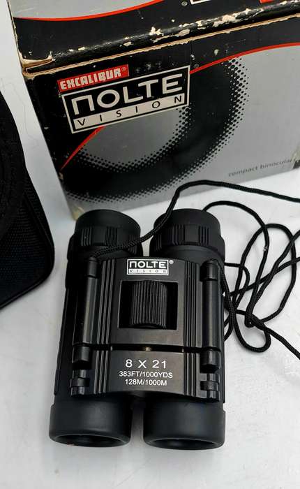 Nolte Precision Binoculars 8 x 21 383ft/1000yds 128M/1000m (Pocket size) Boxed with bag