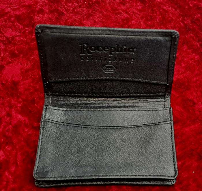 Leather Roche Card wallet - Rocephin ceftiexone