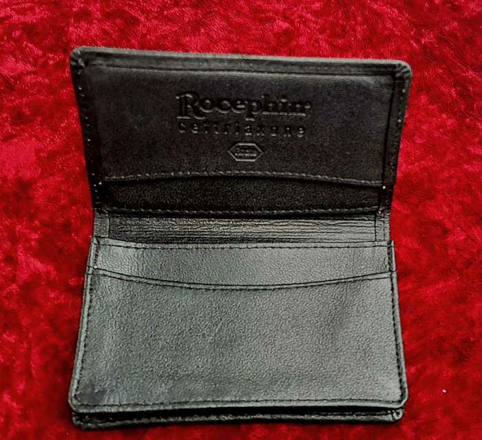 Leather Roche Card wallet - Rocephin ceftiexone