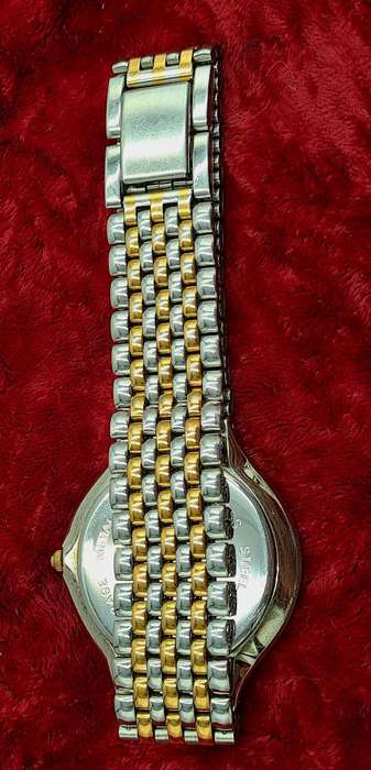Pre-Owned Alain Frederic A-348 Paris- Gold Tone Quartz Watch -Working -Unisex
