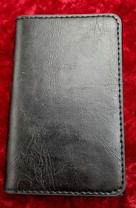 leather & Metal Card card wallet   10cm x 6,5cm x 15cm
