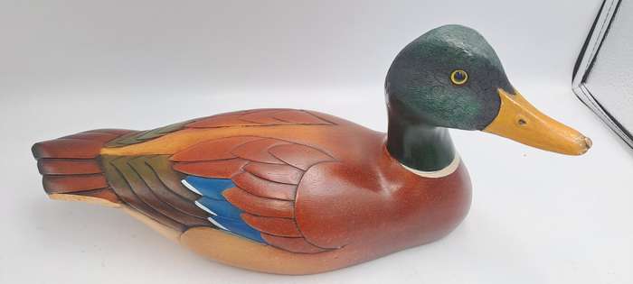 Knysna Feathers Gallery -Limited Edition No 529 of 2000 MALLARD DRAKE Hand Crafted and Painted