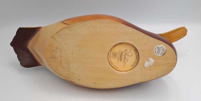 Knysna Feathers Gallery -Limited Edition No 529 of 2000 MALLARD DRAKE Hand Crafted and Painted