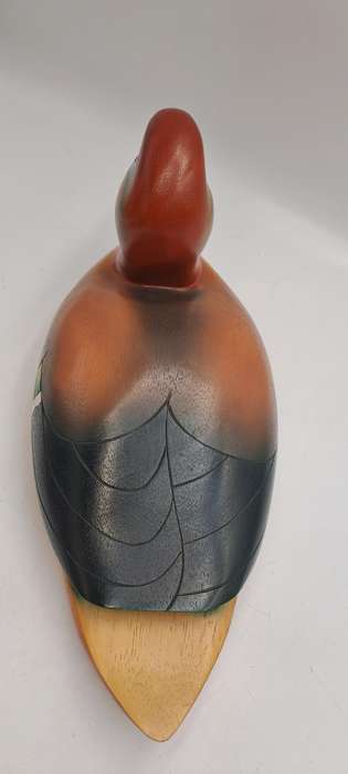 Knysna Feathers Gallery -Limited Edition No 1308 of 2000 GREENWINGED TEAL Hand Crafted and Painted