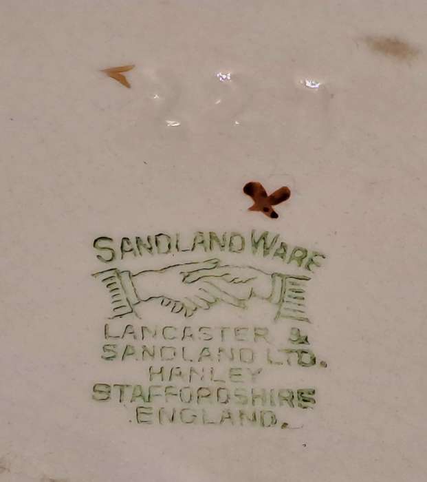 2 Vintage Sandland Ware Ashtrays by Lancaster & Sandland Oliver Twist and Betsy Prig