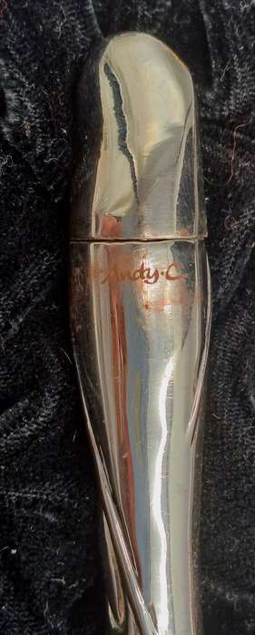 Original Andy-C Andy Cartwright designer Pencil boxed (pencil mechanism plasic top broken) Pewter
