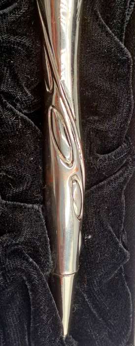Original Andy-C Andy Cartwright designer Pencil boxed (pencil mechanism plasic top broken) Pewter