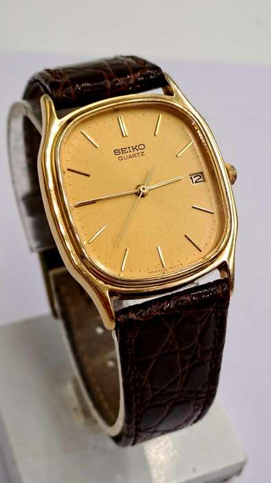 Pre-Owned Gold Tone Seiko Quartz watch -Working