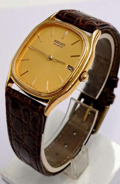 Pre-Owned Gold Tone Seiko Quartz watch -Working