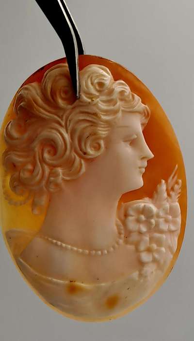 Vintage Cameo (Not Mounted) 4,6mm x 3,3mm