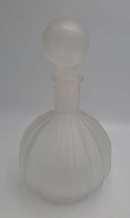 Vintage 1960's Empoli Glass Bottle with Stopper,made in Italy,