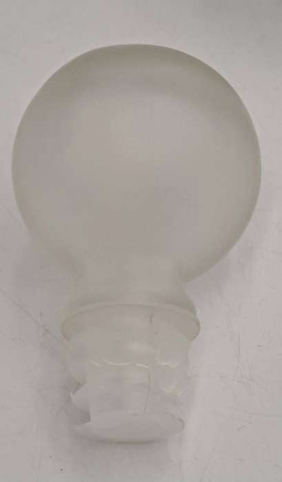 Vintage 1960's Empoli Glass Bottle with Stopper,made in Italy,