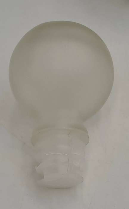 Vintage 1960's Empoli Glass Bottle with Stopper,made in Italy,