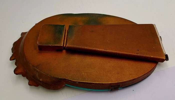 Antique 1900 to 1940's  Barbola dressing table Mirror