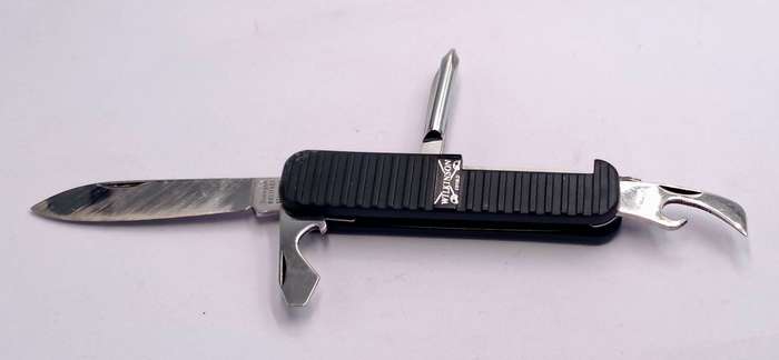 Solingen Stainless Steel Pocket Knife -MULTITOOL with Wilkinson Sword Advertising on Case