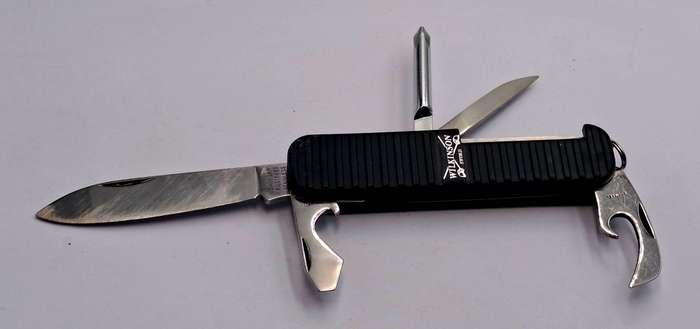 Solingen Stainless Steel Pocket Knife -MULTITOOL with Wilkinson Sword Advertising on Case