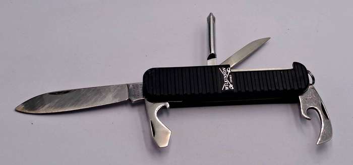Solingen Stainless Steel Pocket Knife -MULTITOOL with Wilkinson Sword Advertising on Case