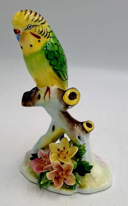 Rare Royal Doulton Bird Figurine, Budgerigar