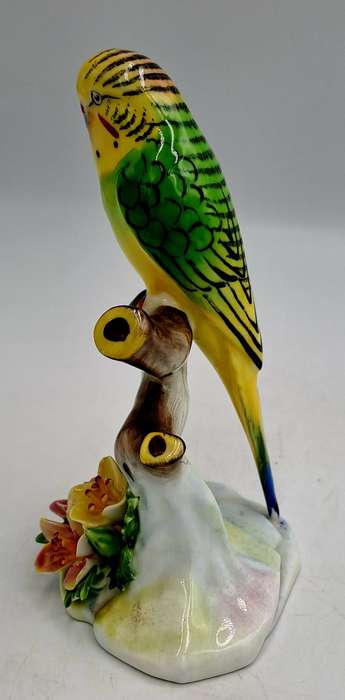 Rare Royal Doulton Bird Figurine, Budgerigar