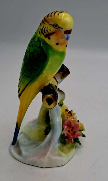 Rare Royal Doulton Bird Figurine, Budgerigar