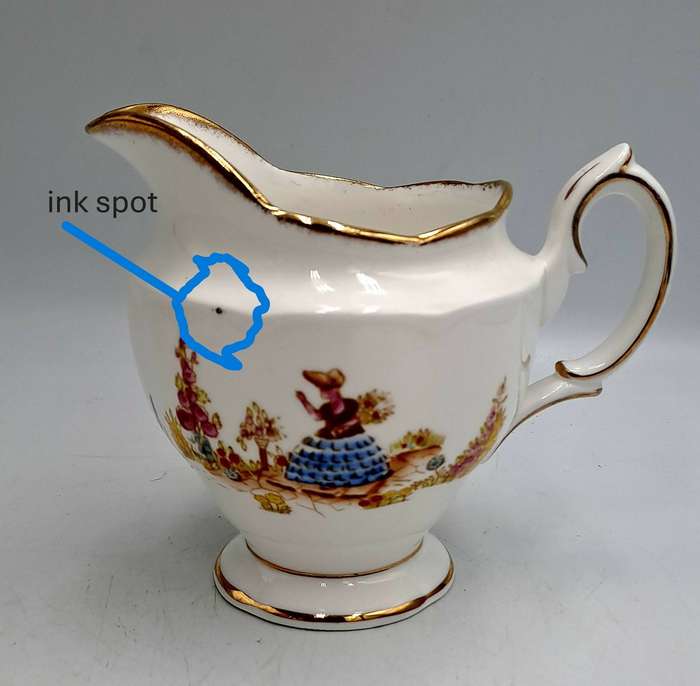Rare 1930's Royal Albert Dainty Dinah Creamer-Excellent Condition