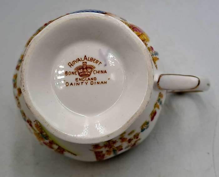 Rare 1930's Royal Albert Dainty Dinah Creamer-Excellent Condition