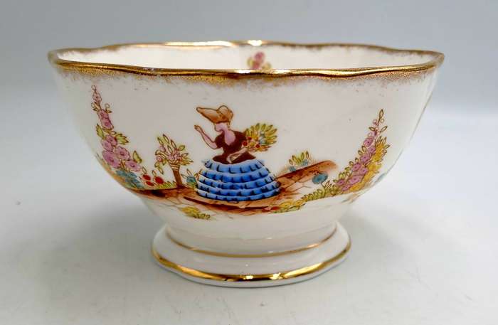 Rare 1930's Royal Albert Dainty Dinah sugar Bowl -Excellent Condition (2 available)