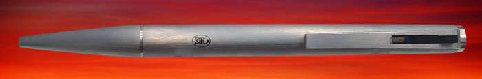 Vintage 1977 MONT BLANC BALLPIX N° 7825 BALLPOINT PEN-GERMANY, STEEL