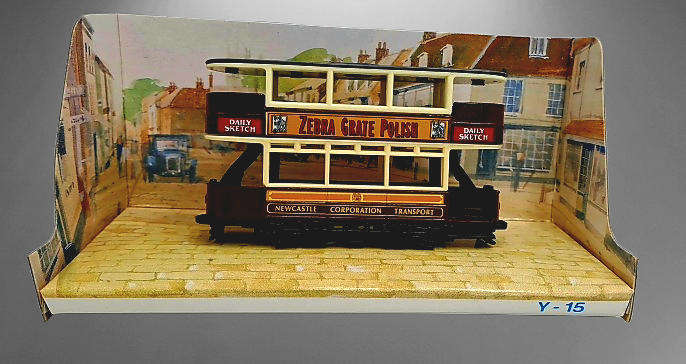 1987 Matchbox Yesteryear 1920 Preston Tramcar Newcastle Corporation Transport -Y-15 -Diecast BOXED