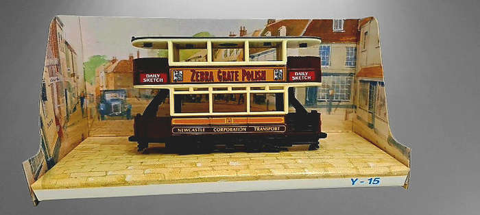 1987 Matchbox Yesteryear 1920 Preston Tramcar Newcastle Corporation Transport -Y-15 -Diecast BOXED