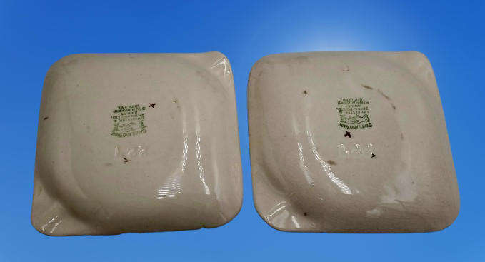 2 Vintage Sandland Ware Ashtrays by Lancaster & Sandland Oliver Twist and Betsy Prig