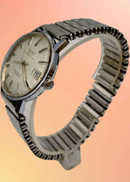 Vintage 1970's Swiss Made Camy Geneve Superautomatic Incabloc Mens watch - Working 25 Jewels