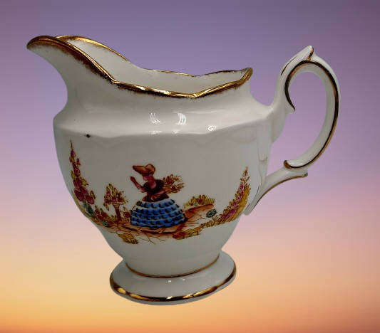 Rare 1930's Royal Albert Dainty Dinah Creamer-Excellent Condition
