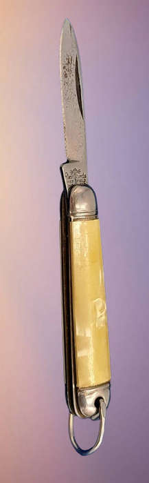 Small Vintage Richards Imperial Pearled Jack Knife-Sheffield England
