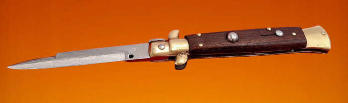 Rare 1980's-90's Italian stiletto Switchblade Knife Used Condition -21,5cm